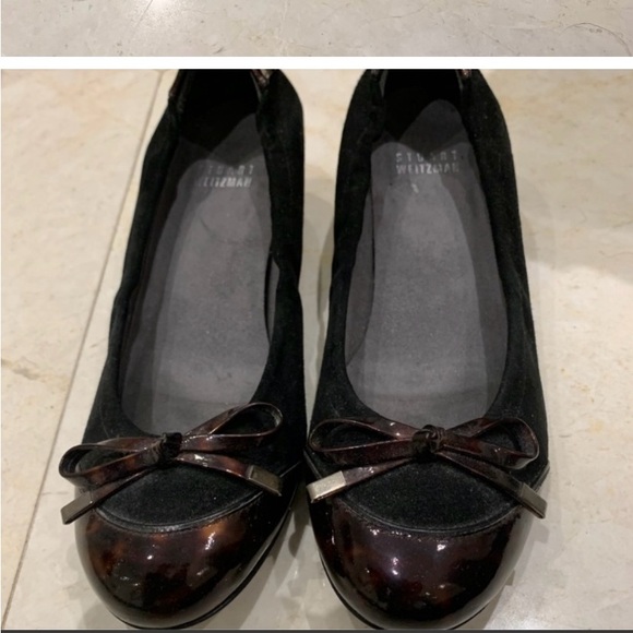 Stuart Weitzman tortoise block kitten heels - Picture 1 of 9